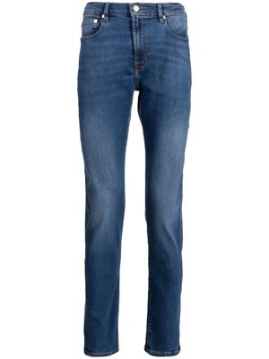 PS Paul Smith Organic Reflex Stretch mid-rise slim-fit jeans - Blue