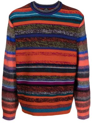 PS Paul Smith Painted Stripe crew-neck jumper - Multicolour