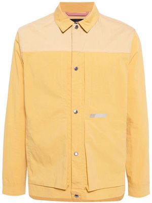 PS Paul Smith panelled cotton-blend jacket - Yellow