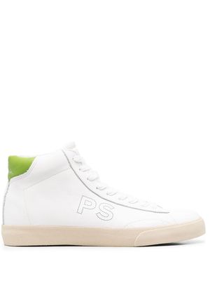 PS Paul Smith perforated-logo hi-top sneakers - White