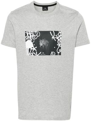 PS Paul Smith photograph-print organic cotton T-shirt - Grey