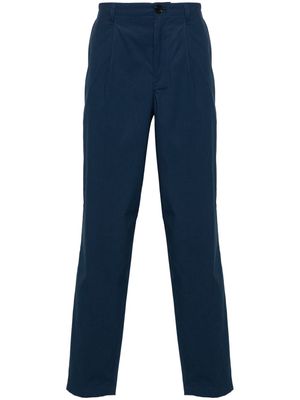 PS Paul Smith poplin cotton-blend trousers - Blue