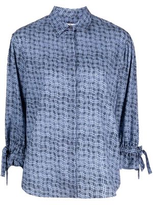 PS Paul Smith Reflection Check-print cotton shirt - Blue