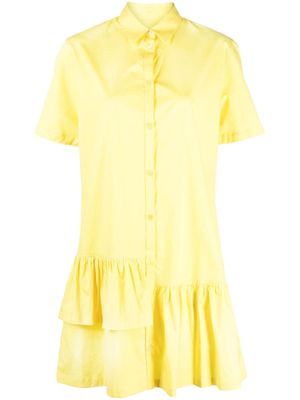 PS Paul Smith short-sleeved button-up dress - Yellow