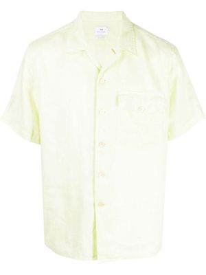 PS Paul Smith short-sleeved linen shirt - Yellow