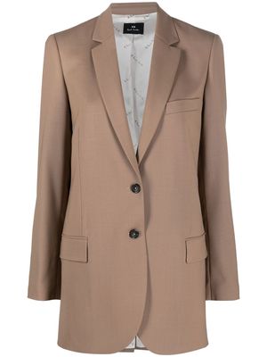 PS Paul Smith single-breasted wool blazer - Neutrals