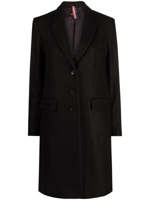 PS Paul Smith single-breasted wool-blend coat - Black