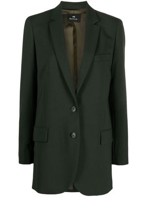 PS Paul Smith single-breasted wool suit jacket - Green