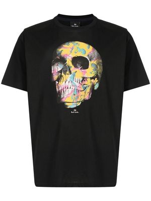 PS Paul Smith skull-print short-sleeve T-shirt - Black