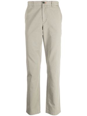 PS Paul Smith slim-cut logo-patch chino trousers - Green