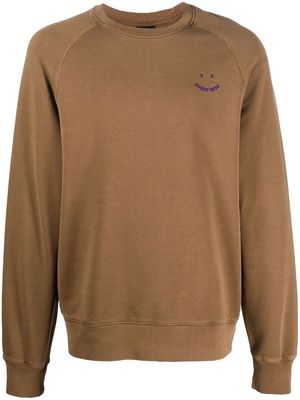 PS Paul Smith smiley-logo crew-neck sweatshirt - Brown