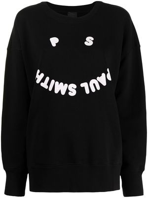 PS Paul Smith smiley logo-print sweatshirt - Black