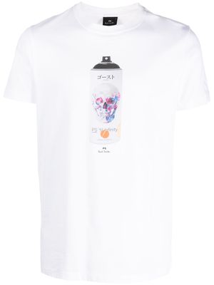 PS Paul Smith Spray Can cotton T-shirt - White