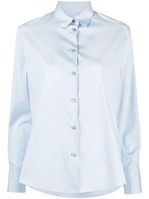 PS Paul Smith spread-collar poplin shirt - Blue