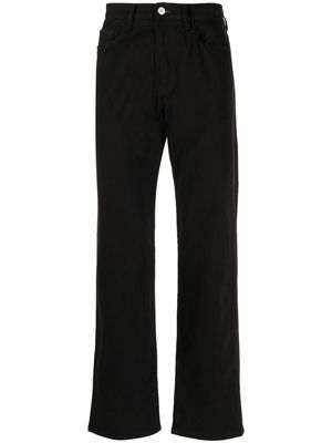 PS Paul Smith straight-leg garment-dyed jeans - Black