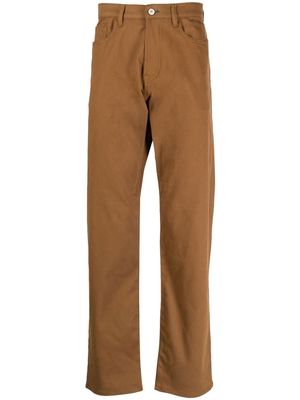 PS Paul Smith straight-leg garment-dyed jeans - Brown