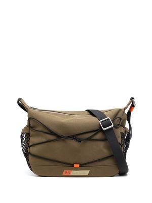 PS Paul Smith strap-detailed messenger bag - Brown