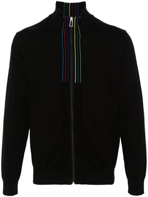 PS Paul Smith stripe-detail cardigan - Black