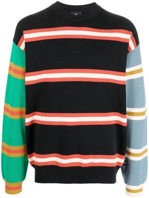 PS Paul Smith striped cotton jumper - Black