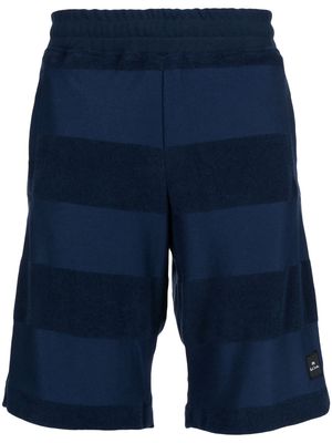 PS Paul Smith striped cotton track shorts - Blue