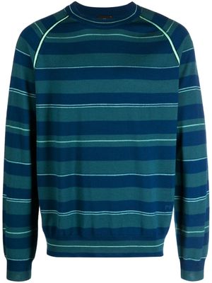 PS Paul Smith striped merino-wool jumper - Blue
