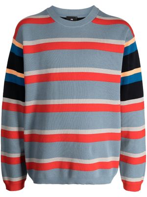 PS Paul Smith striped organic-cotton jumper - Blue