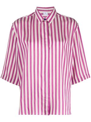 PS Paul Smith striped short sleeved shirt - Purple