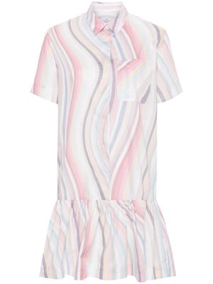 PS Paul Smith Swirl cotton shirt dress - Pink