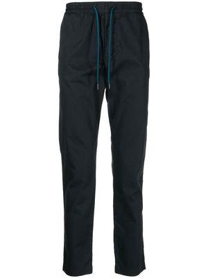 PS Paul Smith tapered drawstring cotton trousers - Black