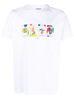 PS Paul Smith Tarot-cards cotton T-shirt - White