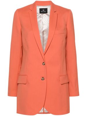 PS Paul Smith wool single-breasted blazer - Orange