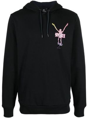 PS Paul Smith Yeti motif organic cotton hoodie - Black