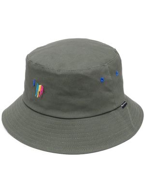 PS Paul Smith Zebra-embroidered bucket hat - Green