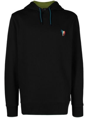 PS Paul Smith zebra-logo cotton hoodie - Black