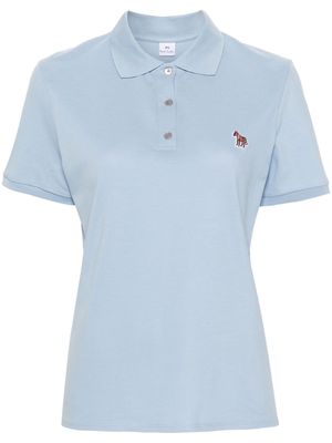 PS Paul Smith Zebra-logo cotton polo shirt - Blue