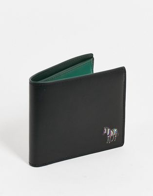 PS Paul Smith zebra logo leather wallet in black