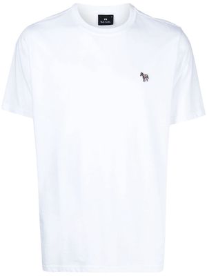 PS Paul Smith Zebra logo-patch t-shirt - White