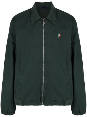 PS Paul Smith zebra-motif bomber jacket - Green