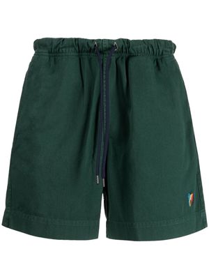 PS Paul Smith Zebra-motif cotton shorts - Green