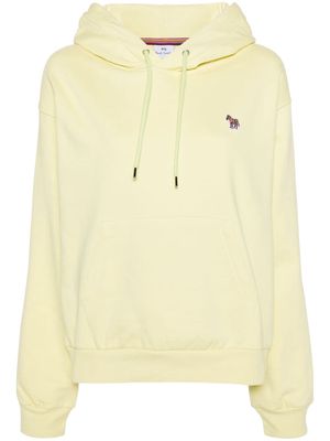 PS Paul Smith Zebra-patch cotton hoodie - Yellow