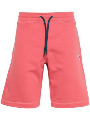 PS Paul Smith Zebra-patch cotton shorts - Pink