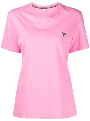 PS Paul Smith zebra-patch cotton T-shirt - Pink