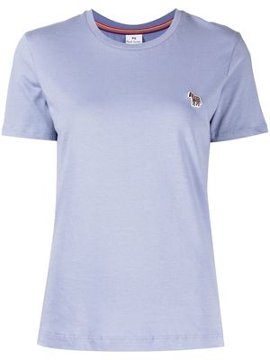 PS Paul Smith zebra-patch cotton T-shirt - Purple