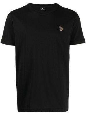 PS Paul Smith Zebra-patch crew-neck T-shirt - Black