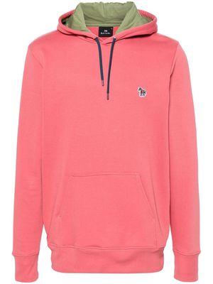 PS Paul Smith Zebra-patch hoodie - Pink