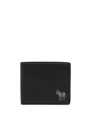 PS Paul Smith Zebra-patch leather wallet - Black