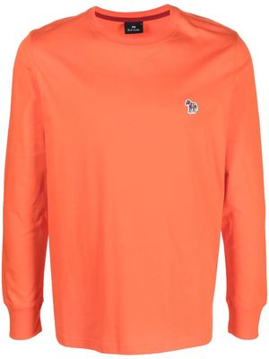 PS Paul Smith Zebra-patch logo sweatshirt - Orange