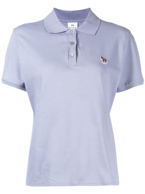 PS Paul Smith Zebra-patch polo top - Blue
