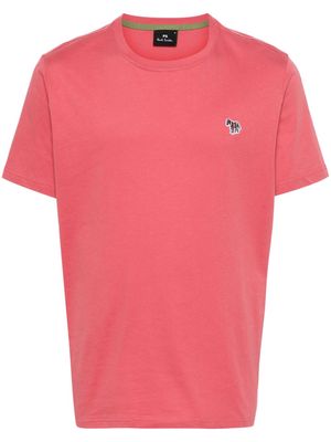 PS Paul Smith Zebra-patch T-shirt - Pink