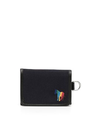 PS Paul Smith Zebra-patch zip-up wallet - Black